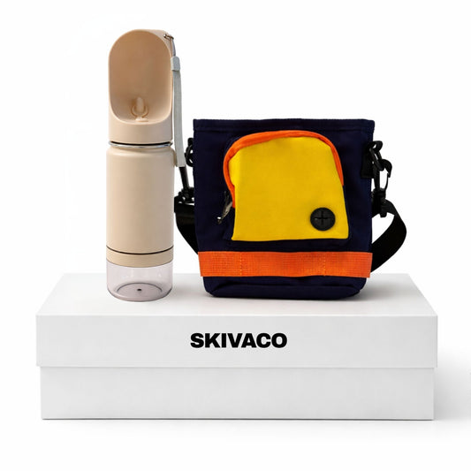 On-the-Go Essentials Bundle – Leash, Water Bottle & Training Pouch
