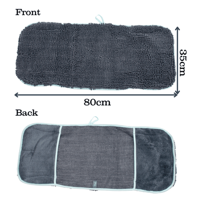 Henry Wag Noodle Glove Dog Drying Towel 80 X 35CM: 80 x35cm