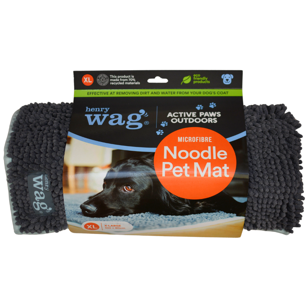 Henry Wag Microfibre Noodle Pet Mat: Medium