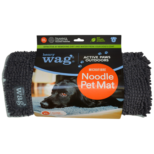 Henry Wag Microfibre Noodle Pet Mat: Ex- Large